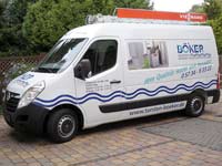 Beklebung eines Movano Transporters Seitenansicht