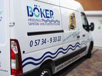 Beklebung eines Movano Transporters Heckansicht