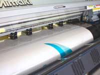Der Mimaki-Drucker